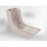 Contact rail integral insulating bracket and shield