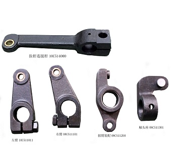 Tie rod connecting rod 10c514000; Left arm 10c511011; Right arm 08c511101; Rocker arm assembly 08c51...